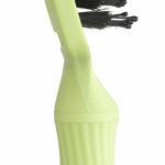 OLIVIA GARDEN Finger Brush Green Pistachio kartáč na vlasy masážní 6-řadý střední OLIVIA GARDEN Finger Brush Green Pistachio kartáč na vlasy masážní 6-řadý střední
